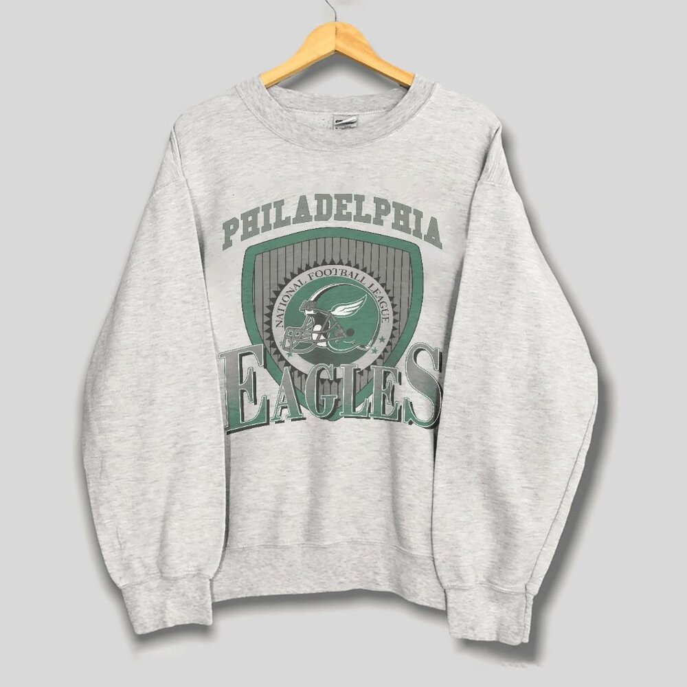 Vintage Philadelphia Eagles Style Football Sweatshirt, Retro NFL Men Women Shirt